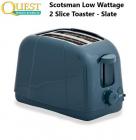 Quest Scotsman Toaster Low Wattage Slate 2 Slice Caravan Motorhome K0036SL