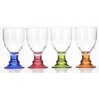 Flamefield 4 Pack Bella Goblet 0.41l Acrylic Assorted colours