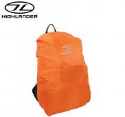 Highlander Orange Lightweight Waterproof Rucksack Cover - Small 20-35L bags
