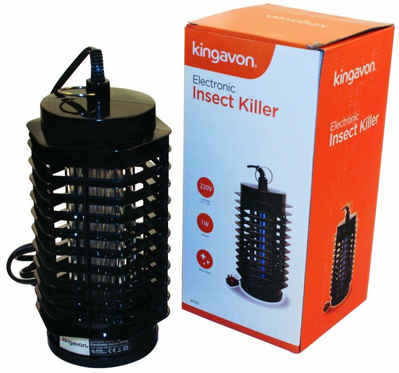Kingavon 1W Electronic Insect Killer Bug Zapper Camping Outdoors Porch 220V 