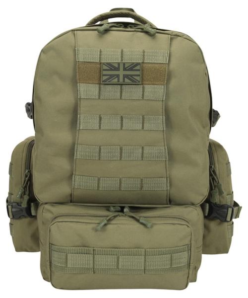 Kombat Expedition Pack 50l Military Tactical Molle Rucksack Army Rucksack 
