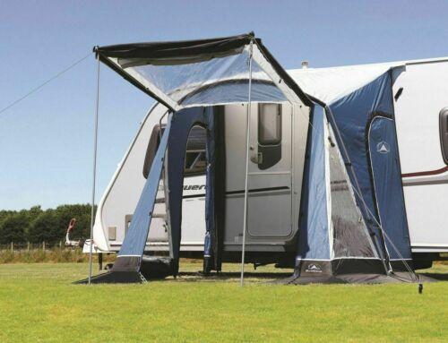 New 2019 Dark Grey Sunncamp Swift 220 Poled Deluxe Caravan Porch Awning SF1910 