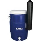 Igloo 5 Gallon Seat Top Blue with Cup Dispenser Beverage Ice Cooler 