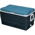 Igloo Maxcold 70qt 66lt Ice Box Chest Cooler Jet Carbon Ice Blue White