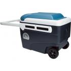 Igloo Maxcold 40 Glide Ice Box Chest Cooler Jet Carbon Ice Blue White