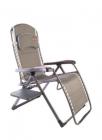 Quest Naples Pro Relax XL Chair With Side Table Wood Effect F1323