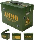 Kombat UK Army Ammo Tin Metal Storage Box Hinged Flip Lid Boys Soldier Lunch Box