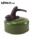 Kombat UK Tactical 1.75pt / 1lt Whistling Kettle Fixed Handle Army Olive Green