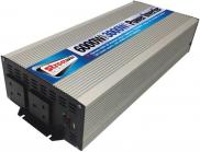 Streetwize Power Inverter 3000w-6000w Peak AC DC 12v-230v 2 x Power Socket USB 