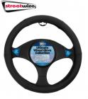 Streetwize Ultimate Steering Wheel Cover Glove - Black Leather Finish SWWG8