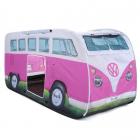 Official VW Campervan T1 T2 Kids Volkswagon Pop Up Play Tent - Pink
