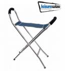 Leisurewize Walking Stick Folding Stool & Chair Lightweight Alloy Frame LW10