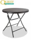 Quest Jet Stream Fairfield Round Table Heavy Duty Bow Mould Table