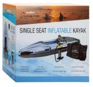 Summit Oceana Single Seat 1 Person Inflatable Kayak Blue paddle pump 979056B