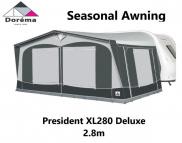 Dorema President XL280 De Luxe Seasonal Pitch Awning