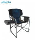 Liberty Camping Director's Chair Blue With Folding Side Table Caravan XYC-025-1