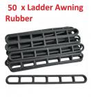 PLS 50 X Rubber Ladder Band Strap Tent Awning 210mm