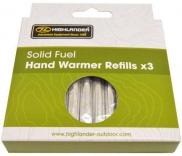 Highlander 12 x Solid Fuel Rods Sticks for Pocket Handwarmers