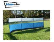 Leisurewize Polyester WindBreak Wind Screen Blue 500cm x 140cm - Caravan