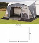 Sunncamp Swift 390 SC Deluxe Caravan Porch Awning 2022 Grey