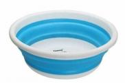 Quest Collapsible Wares Round Wash Basin 8L Blue / White