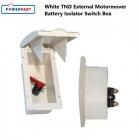 Caravan White TND External Motormover Battery Isolator Switch Box PO142