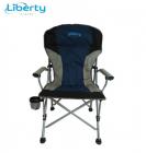 Liberty Leisure Folding Chair Outdoor Furniture Seat Blue Caravan Motorhome