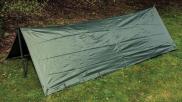 Highlander Military Basha Lightweight Strong Waterproof Olive Green Tent
