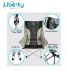 Liberty Leisure Comfort Chair Grey Outdoors Caravan Motorhome XYC-027-2