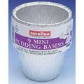 4 x 1lb Foil Pudding Basin + Lids