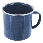 Highlander Deluxe Enamel Mug Stainless Steel Metal Blue