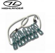 Highlander Camping Laundry Washing Line with Pegs