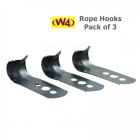 W4 Rope Hooks x 3