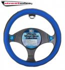 Streetwize Ultimate Steering Wheel Glove - Black/Blue Sports Grip SWWG5