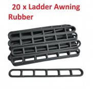 PLS 20 X Rubber Ladder Band Strap Tent Awning 210mm