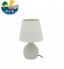 PLS Ceramic Table Lamp CREAM Mains 240v Caravan Motorhome TL103