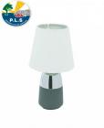 PLS Caravan Table Lamp 3 Stage Touch Dimmer 230v Mains CHROME - TL202