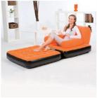 Bestway Single Flocked Inflatable Folding Sofa Bed 