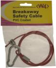 W4 Breakaway Safety Cable PVC Coated Steel Towing Cable 10002