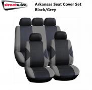 Streetwize Arkansas Seat Cover Set -Black/Grey Universal Fit SWSC54