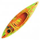 Riber Deluxe One Man Kayak - Orange Green & Yellow