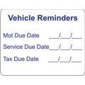 W4 Vehicle Reminder Sticker