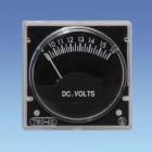 Powerpart Round 9/16V Voltage Meter Caravan Motorhome 320065