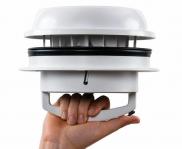 Maxxair Maxxfan Dome Plus 12v Roof Wall Fan LED Light Vent Ventilator Caravan