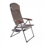 Quest Naples Pro Recline Chair with Side Table Wood Effect Arms Caravan F1321