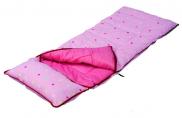 Sunncamp Deluxe Junior Pink Dotty With Pillow Sleeping Bag