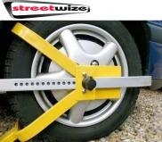 Streetwize Cross Face Trailer Caravan Security Anti Theft Wheel Tyre Clamp