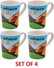 Quest Home is Where You Pitch it Melamine Mug Tent X 4