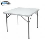 Leisurewize Blow Moulded Table 3ft square Unfolded 88cm (L) X 88cm (W) X 73.5 H