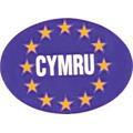 W4 Euro Sticker CYMRU Oval